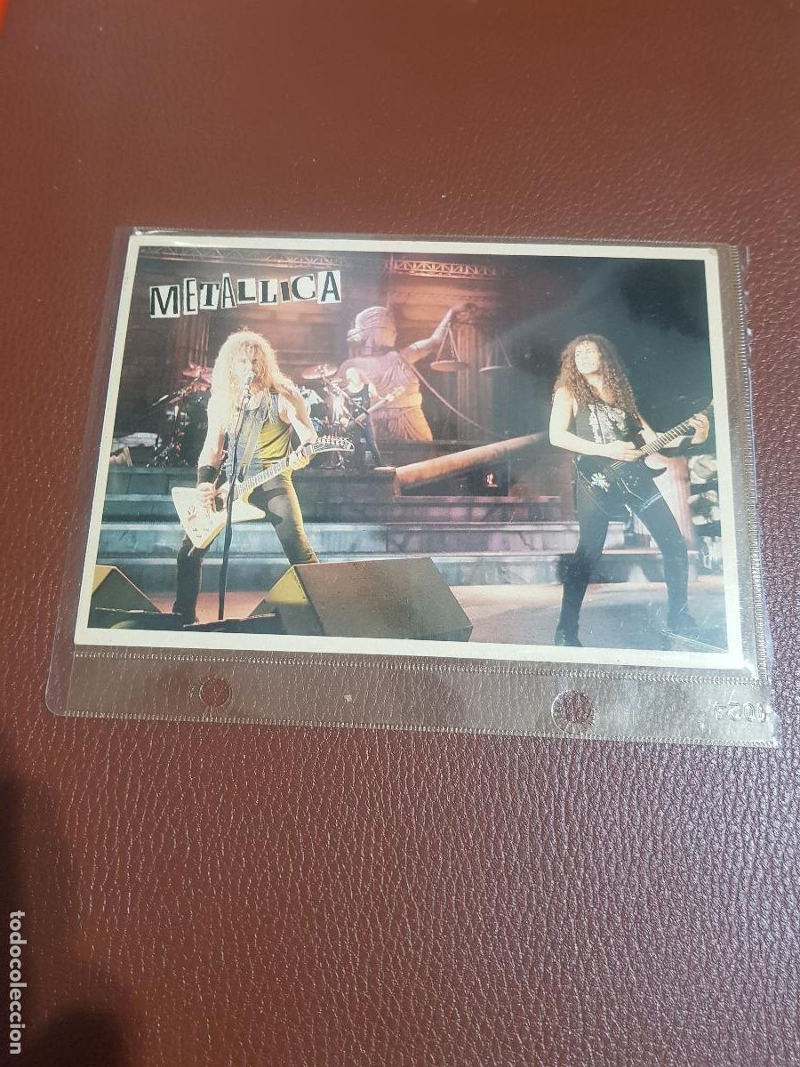 Fotos de Cantantes: METALLICA-POSTAL DE COLECCION