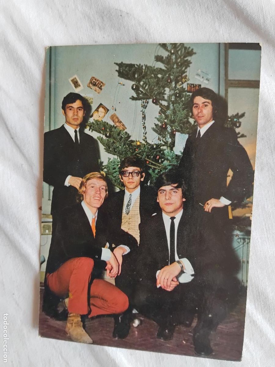 Fotos de Cantantes: LOS BRAVOS POSTAL SIN CIRCULAR DISCOGRAFICA COLUMBIA