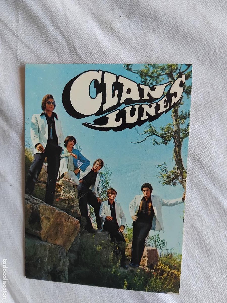 Fotos de Cantantes: CLAN LUNES. POSTAL PUBLICITARIA SIN CIRCULAR DEL GRUPO