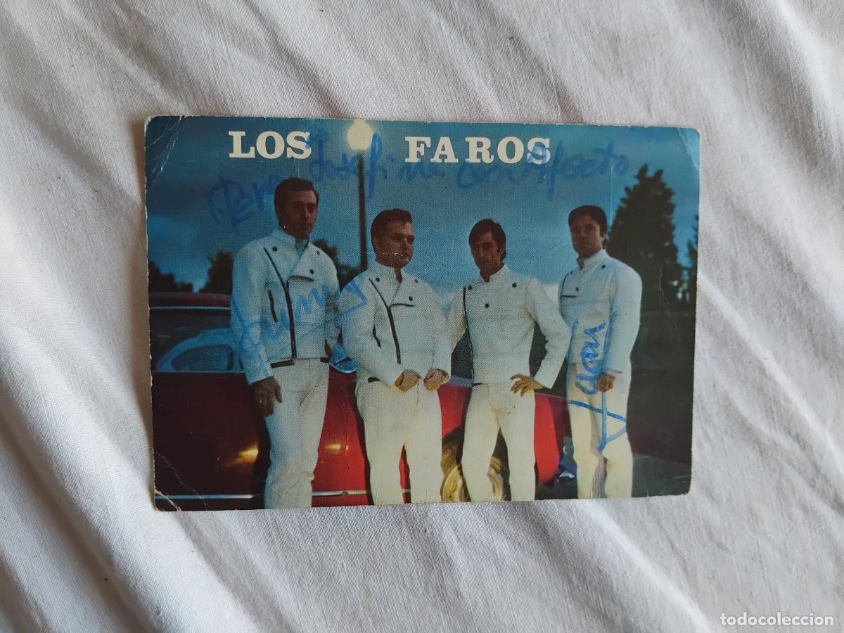 Fotos de Cantantes: LOS FAROS FOTOGRAFIA PROMOCIONAL DEDICADA CON DISCOGRAFIA NOVOLA.