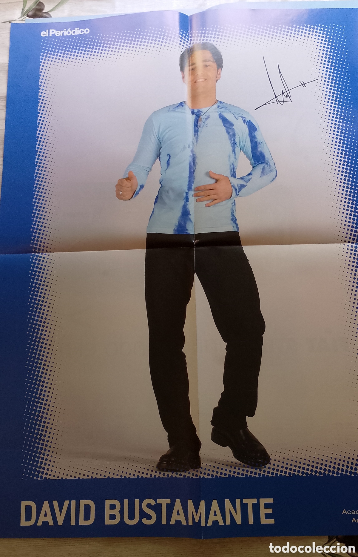 Fotos de Cantantes: P&oacute;ster de David Bustamante. Operaci&oacute;n Triunfo