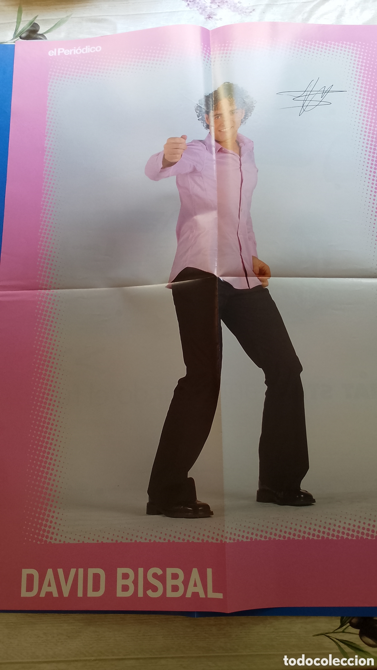 Fotos de Cantantes: P&oacute;ster de David Bisbal. Operaci&oacute;n Triunfo