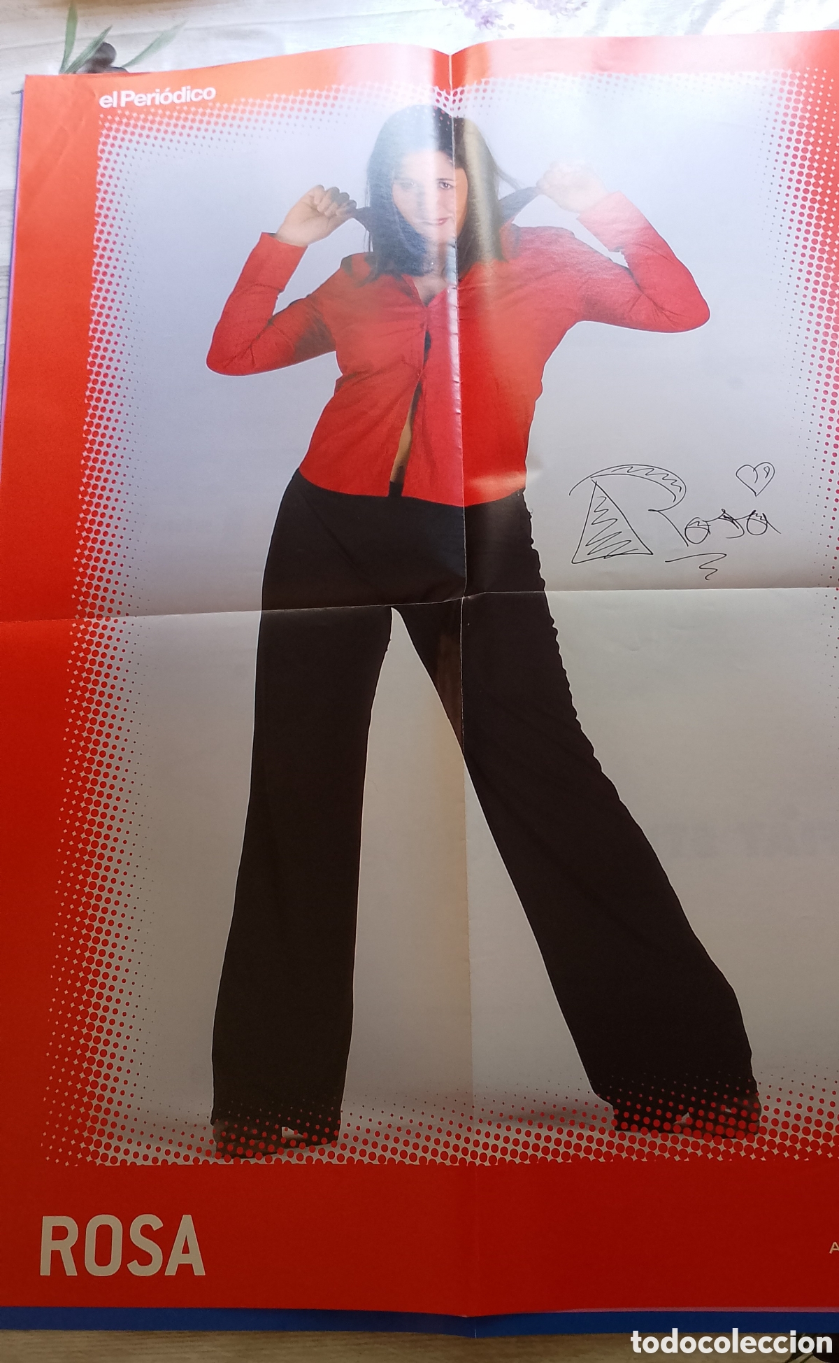 Fotos de Cantantes: P&oacute;ster de Rosa. Operaci&oacute;n Triunfo