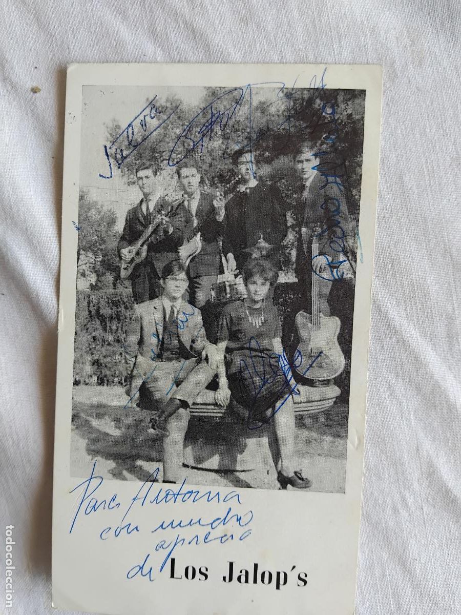 Fotos de Cantantes: FOTO DE LOS JALOP'S FIRMADA Y DEDICADA.