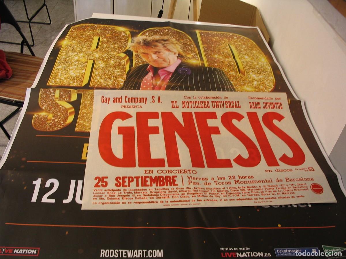 Fotos de Cantantes: OFERTA CARTEL ORIGINAL X 7 CLAPTON ROD STEWART Waters Supertramp GENESIS Phil Collins P Gabriel AB2