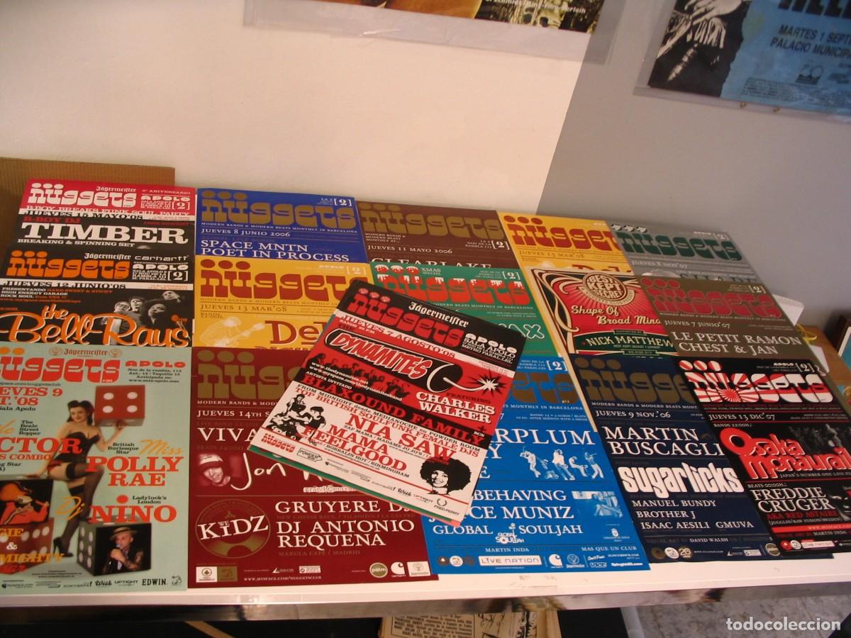 Fotos de Cantantes: COLECCI&Ouml;N CARTEL ORIGINAL X 22 ( 42x30 ) Sala Apolo NUGGETS conciertos en Espa&ntilde;a