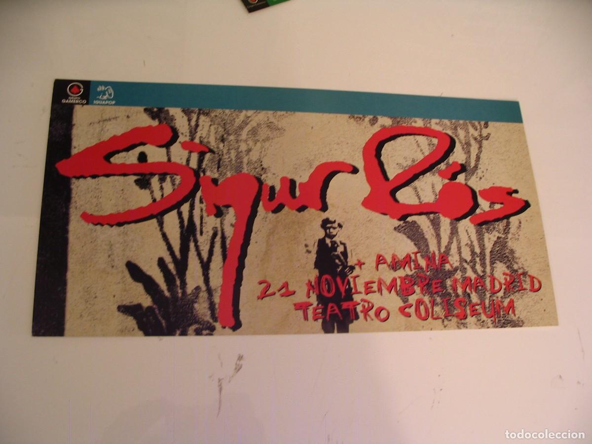 Fotos de Cantantes: SIGUR ROS + Amina CARTEL ORIGINAL Madrid 2008 cartulina 45x23