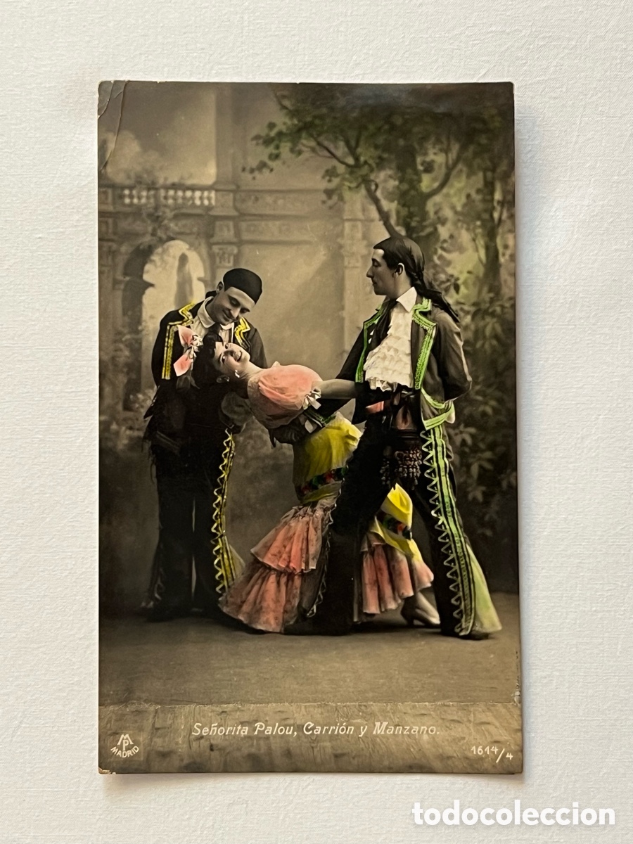 Fotos de Cantantes: LA ZARZUELA.. G&eacute;nero espa&ntilde;ol Se&ntilde;orita Palou, Carri&oacute;n y Manzano&hellip; (h.1910?) circulada