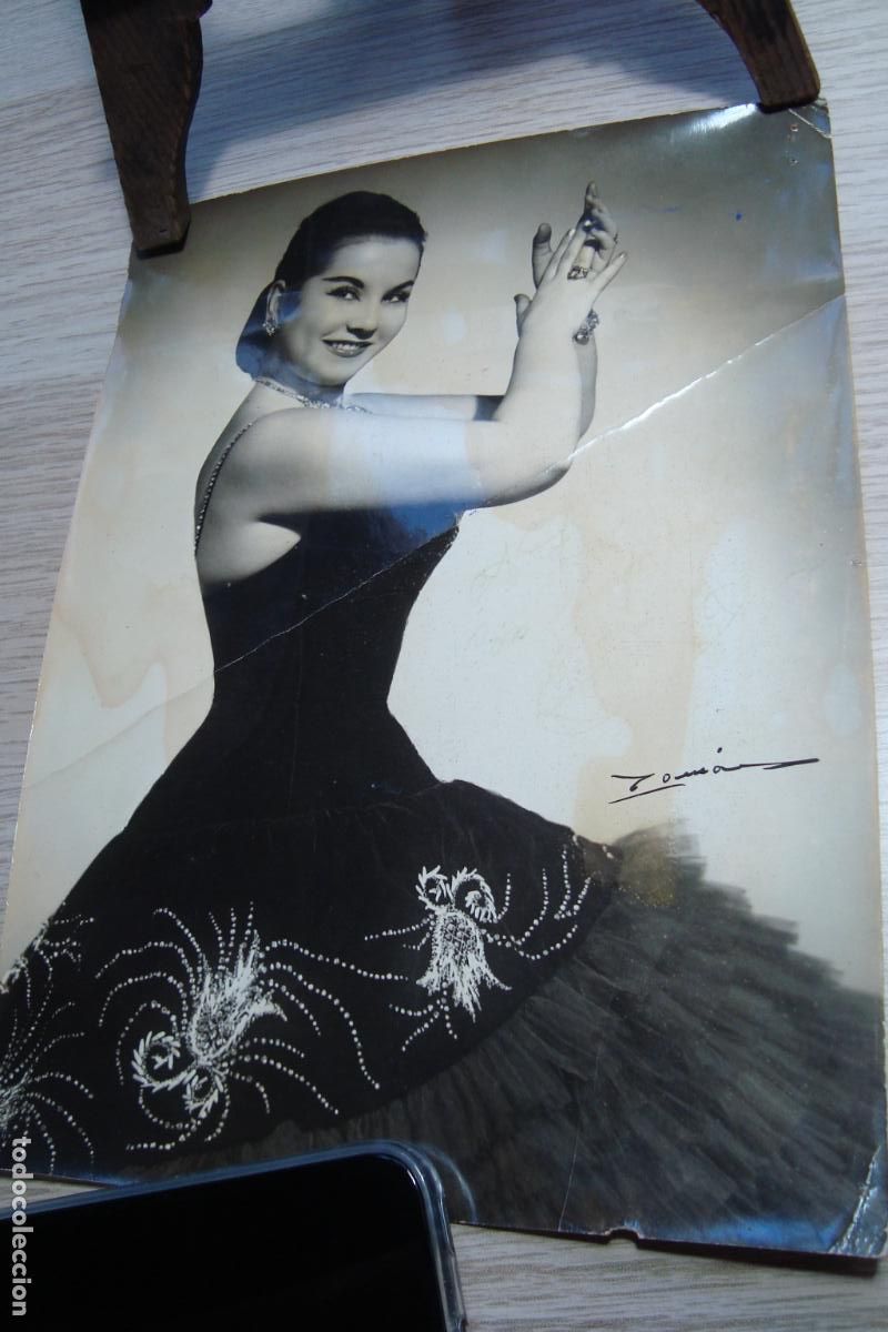 Fotos de Cantantes: ANTIGUA FOTOGRAFIA CANTANTE ESTRELLITA DE PALMA. COPLA Y FLAMENCO. FOTO ROMAN BARCELONA A&Ntilde;OS 50