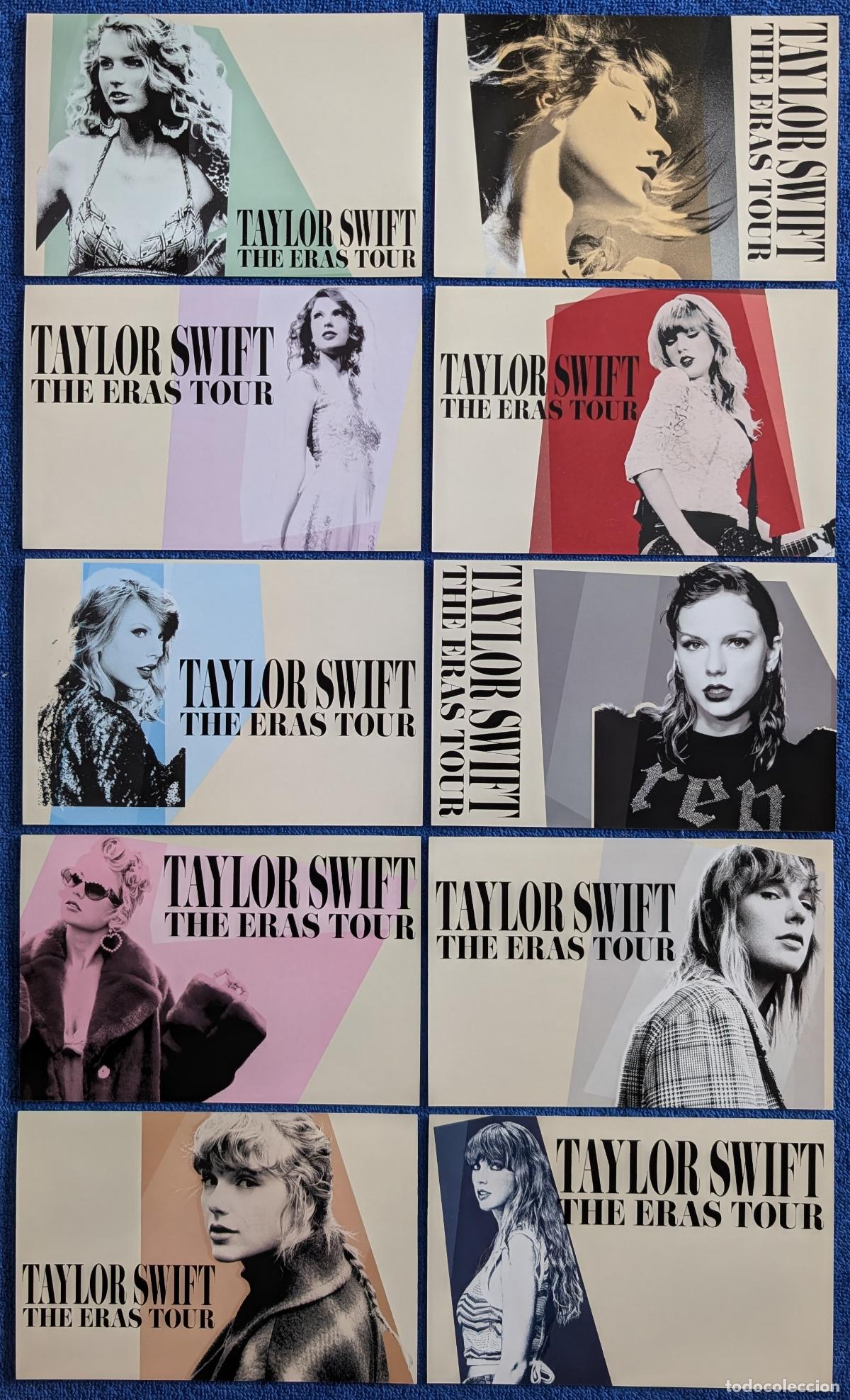 Fotos de Cantantes: Lote de 10 postales - The Eras Tour - Taylor Swift (2024) &iexcl;Impecables!