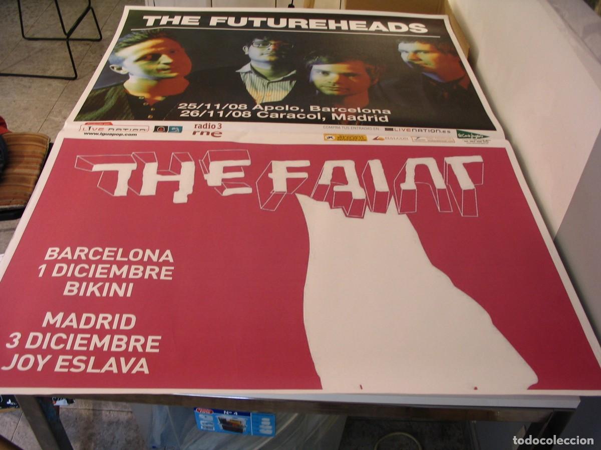 Fotos de Cantantes: FUTUREHEADS The Faint CARTEL ORIGINAL Madrid Barcelona 140x100