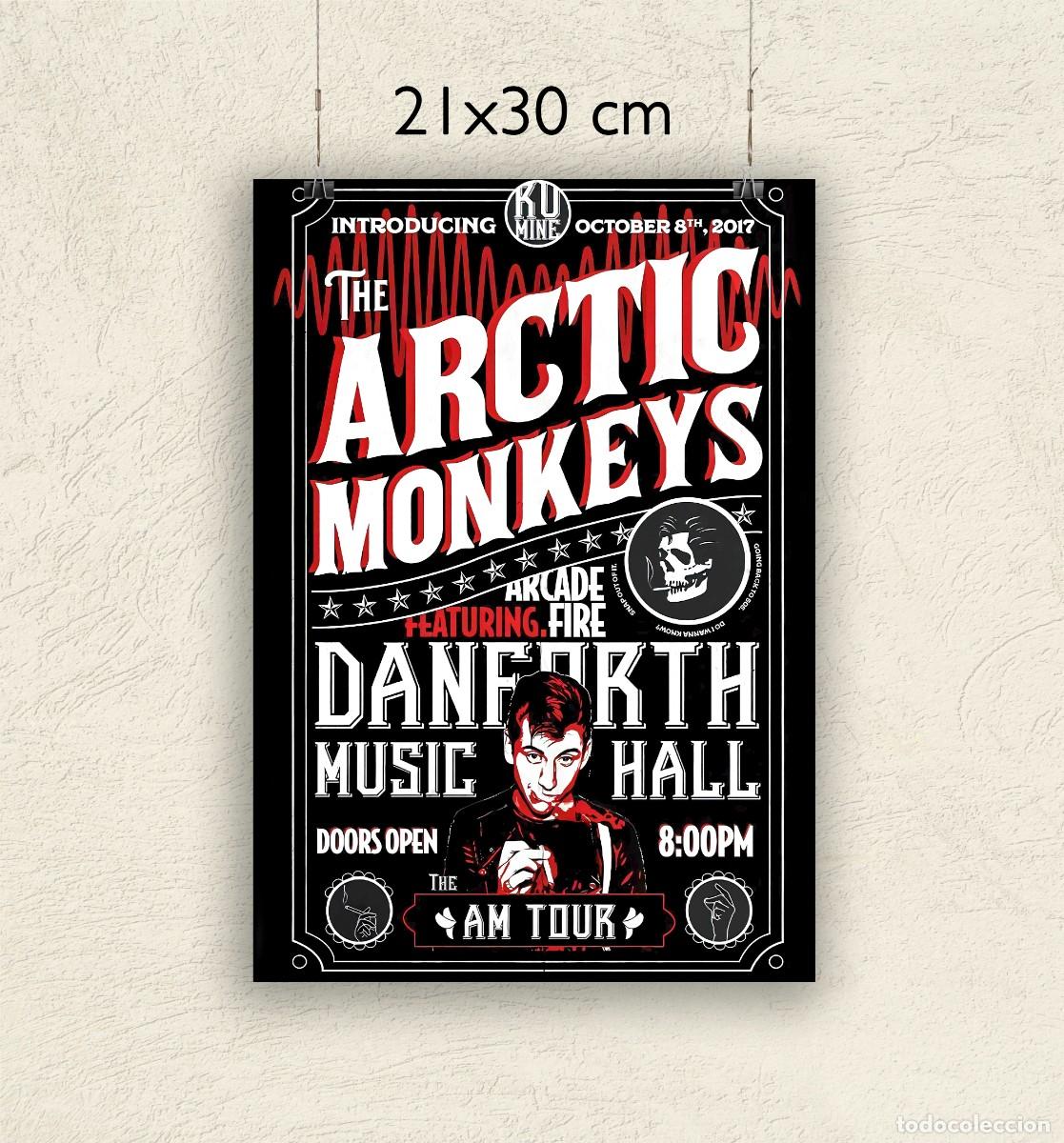 Fotos de Cantantes: Reproducci&oacute;n P&oacute;ster Artic Monkeys Danforth Music Hall - Tama&ntilde;o 21x30 cm