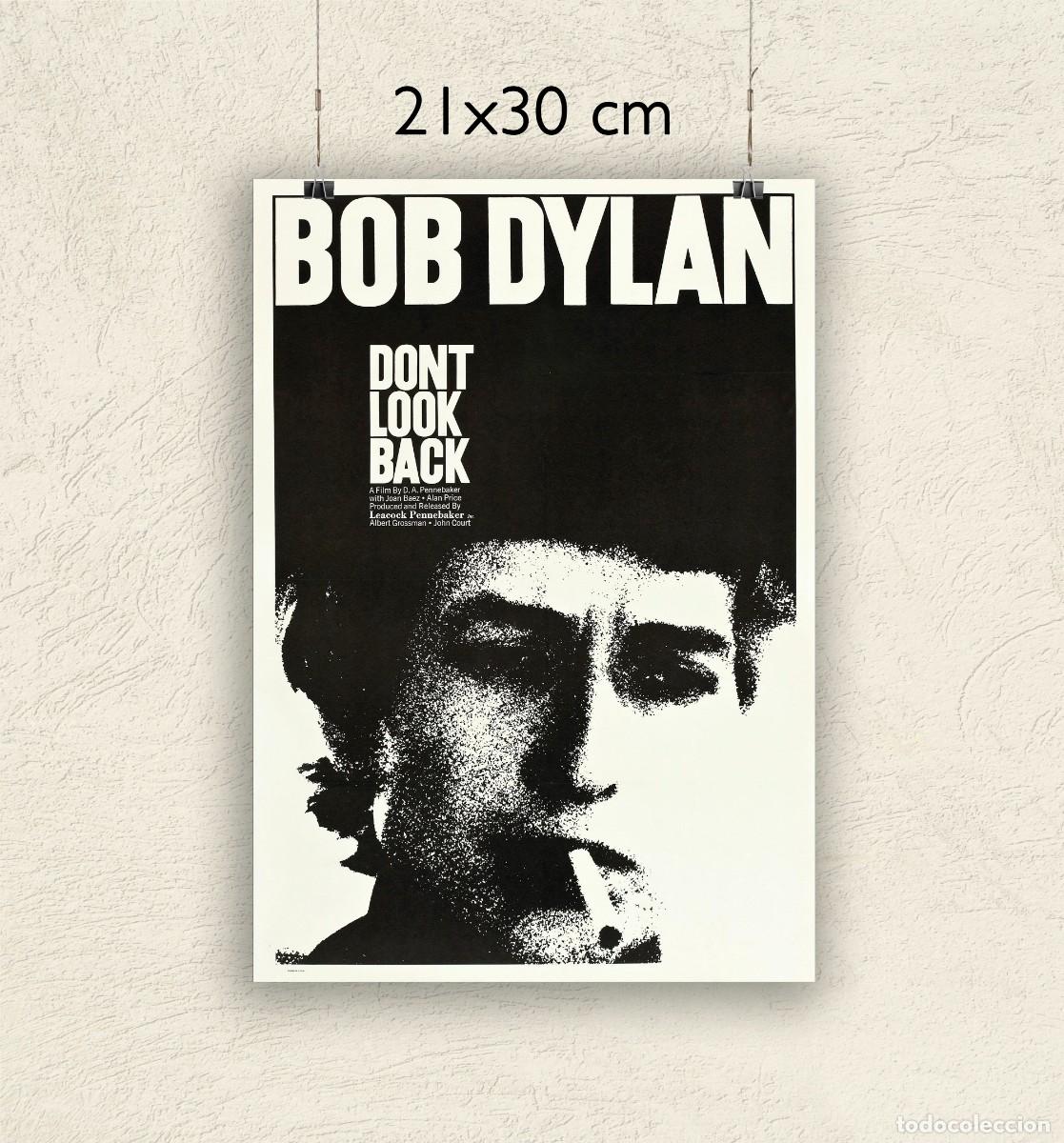 Fotos de Cantantes: Reproducci&oacute;n P&oacute;ster Bob Dylan - Dont Look Back - Tama&ntilde;o 21x30 cm