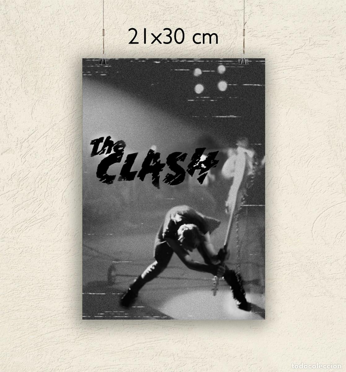 Fotos de Cantantes: Reproducci&oacute;n P&oacute;ster Clash - guitar - Tama&ntilde;o 21x30 cm