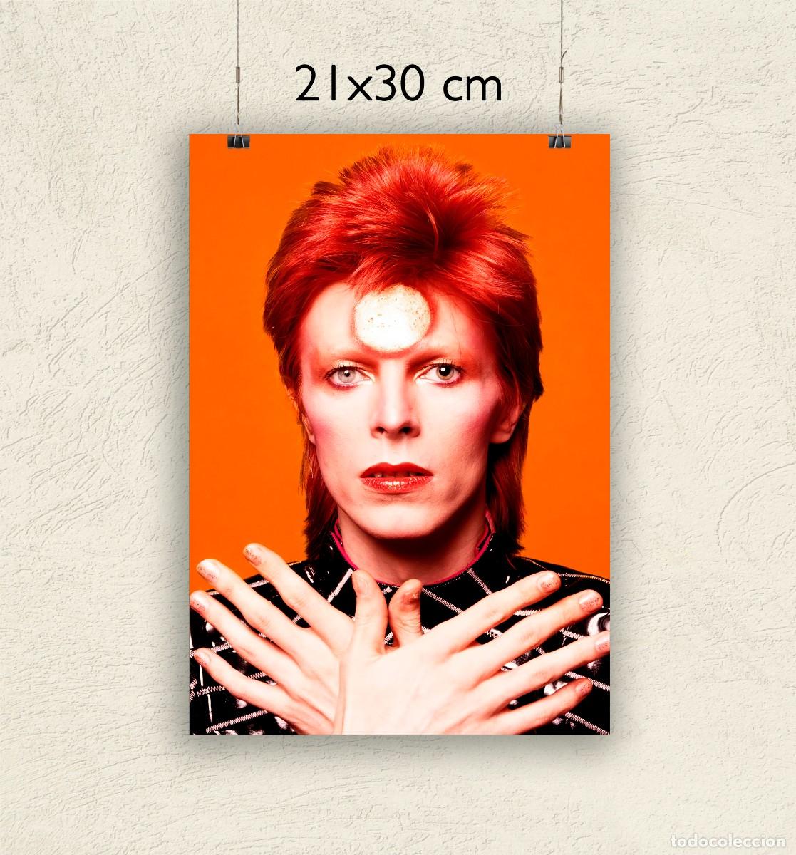 Fotos de Cantantes: Reproducci&oacute;n P&oacute;ster David Bowie - Tama&ntilde;o 21x30 cm