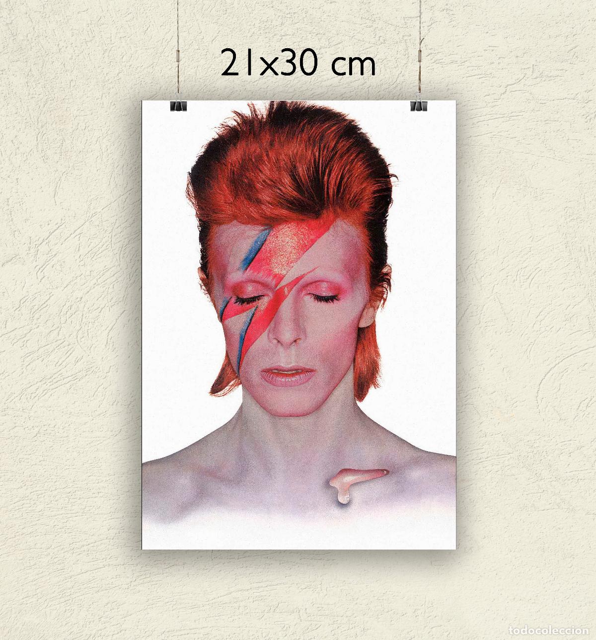 Fotos de Cantantes: Reproducci&oacute;n P&oacute;ster David Bowie - Tama&ntilde;o 21x30 cm