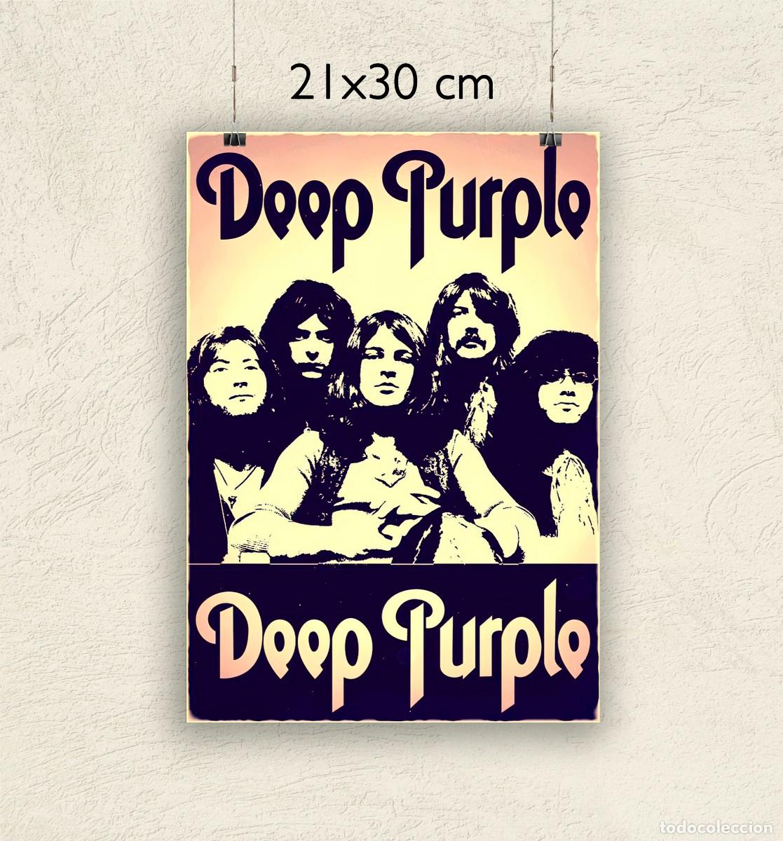 Fotos de Cantantes: Reproducci&oacute;n P&oacute;ster Deep Purple - Tama&ntilde;o 21x30 cm