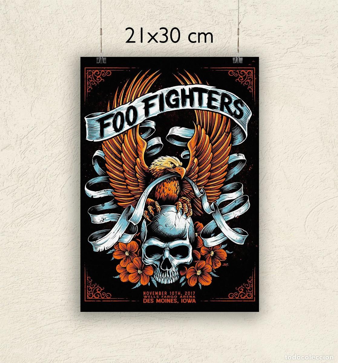 Fotos de Cantantes: Reproducci&oacute;n P&oacute;ster Foo Fighters - Iowa 2017 - Tama&ntilde;o 21x30 cm