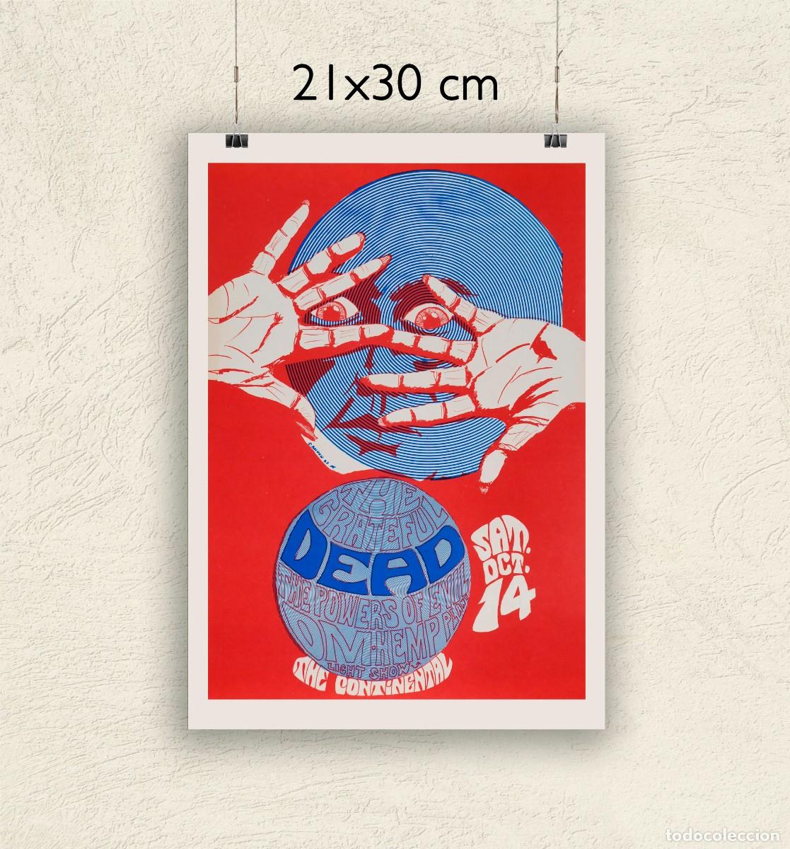 Fotos de Cantantes: Reproducci&oacute;n P&oacute;ster Grateful Dead - The Powers of Evil - Tama&ntilde;o 21x30 cm