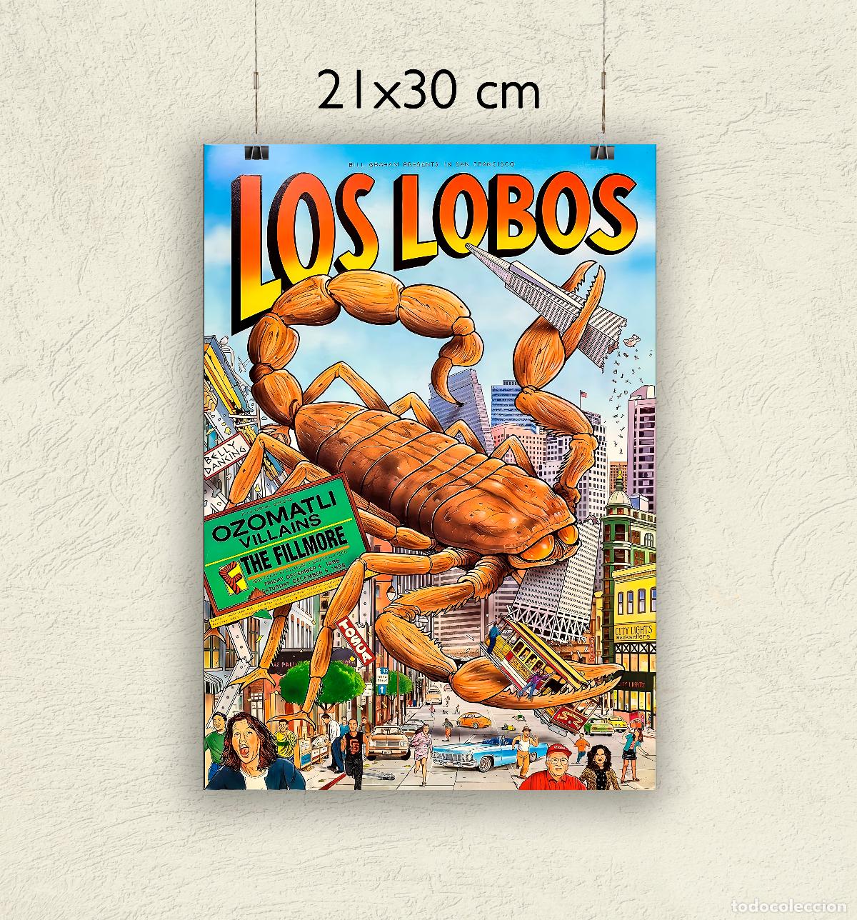 Foto di Cantanti: Reproducci&oacute;n P&oacute;ster Los Lobos - The Fillmore - Tama&ntilde;o 21x30 cm