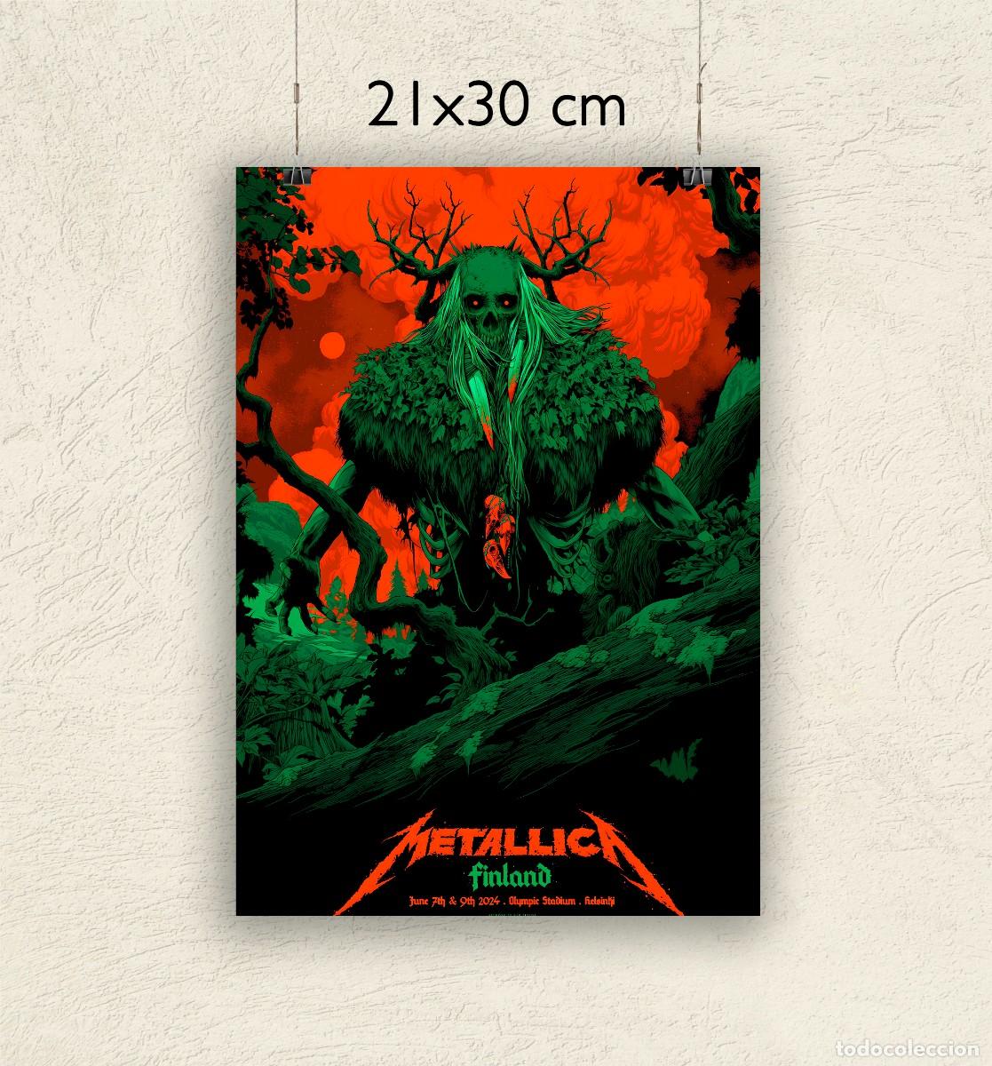 Fotos de Cantantes: Reproducci&oacute;n P&oacute;ster Metallica (Finland) - Tama&ntilde;o 21x30 cm