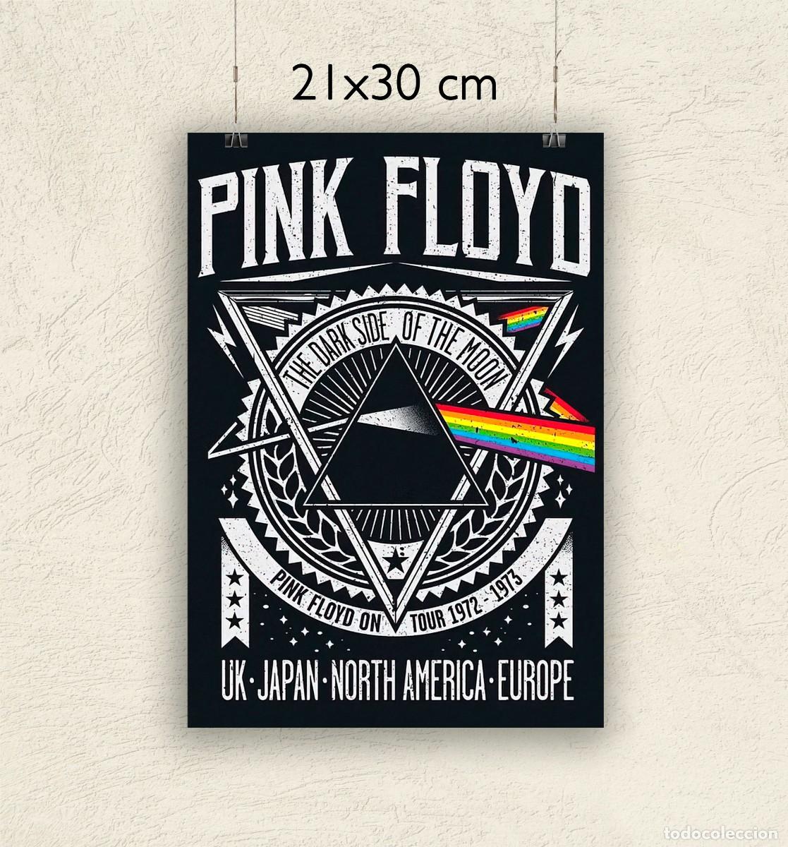 Fotos de Cantantes: Reproducci&oacute;n P&oacute;ster Pink Floyd - On Tour 72-73 - Tama&ntilde;o 21x30 cm