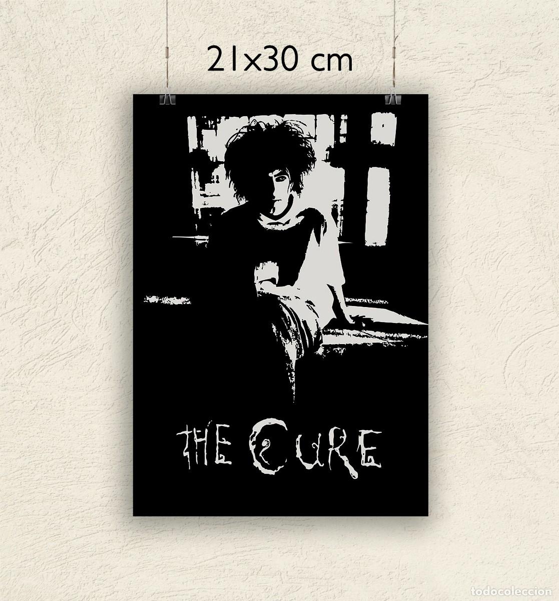 Fotos de Cantantes: Reproducci&oacute;n P&oacute;ster The Cure - Tama&ntilde;o 21x30 cm