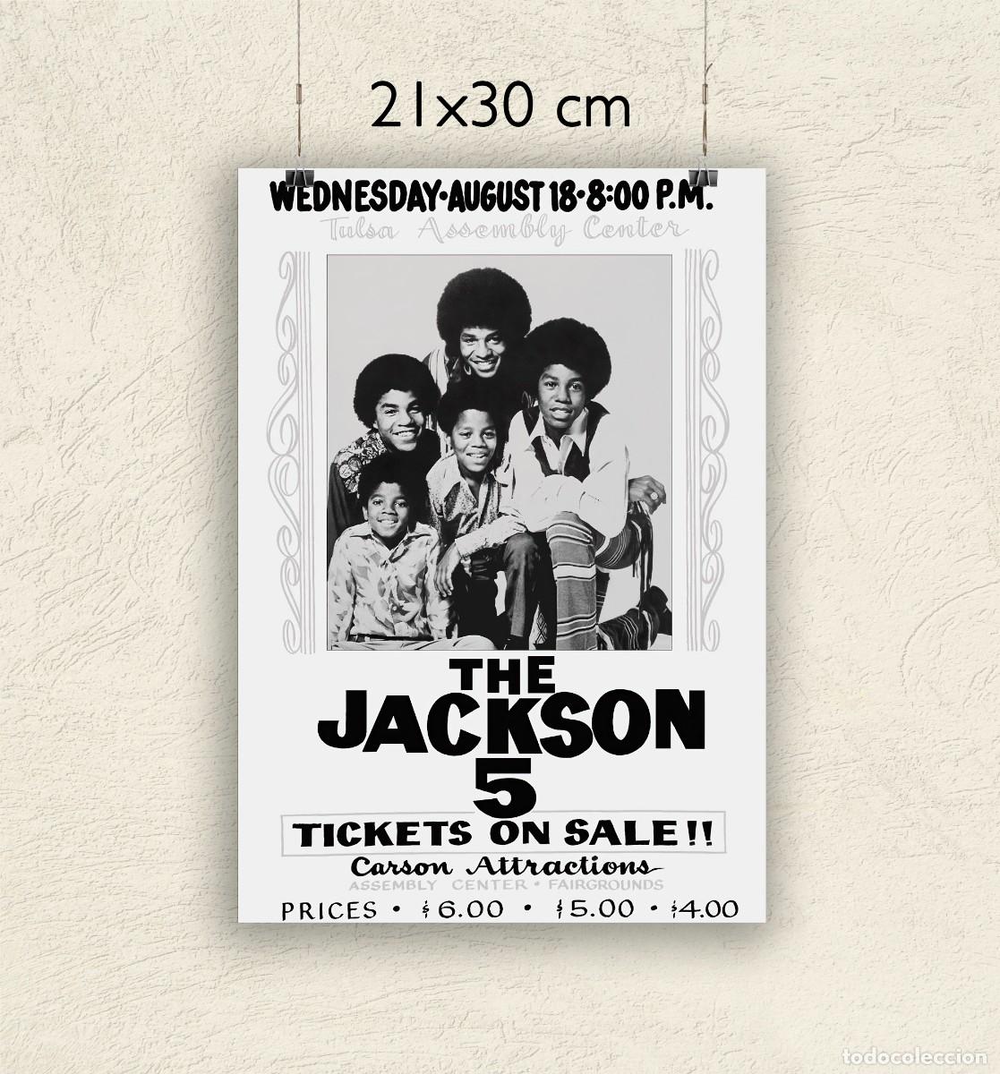 Fotos de Cantantes: Reproducci&oacute;n P&oacute;ster The Jackson 5 - Tama&ntilde;o 21x30 cm