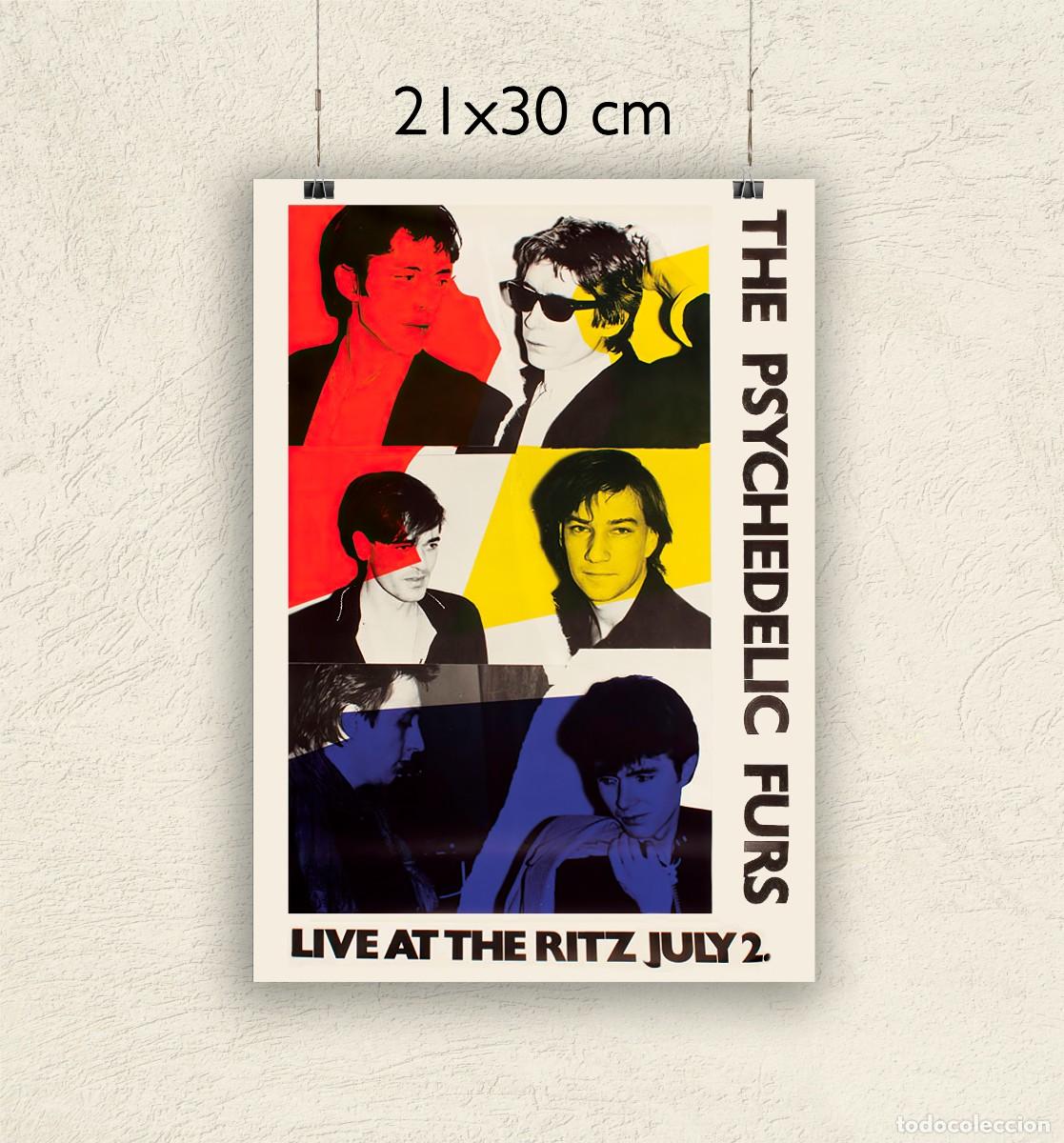 Fotos de Cantantes: Reproducci&oacute;n P&oacute;ster The Psychedelic Furs - Tama&ntilde;o 21x30 cm