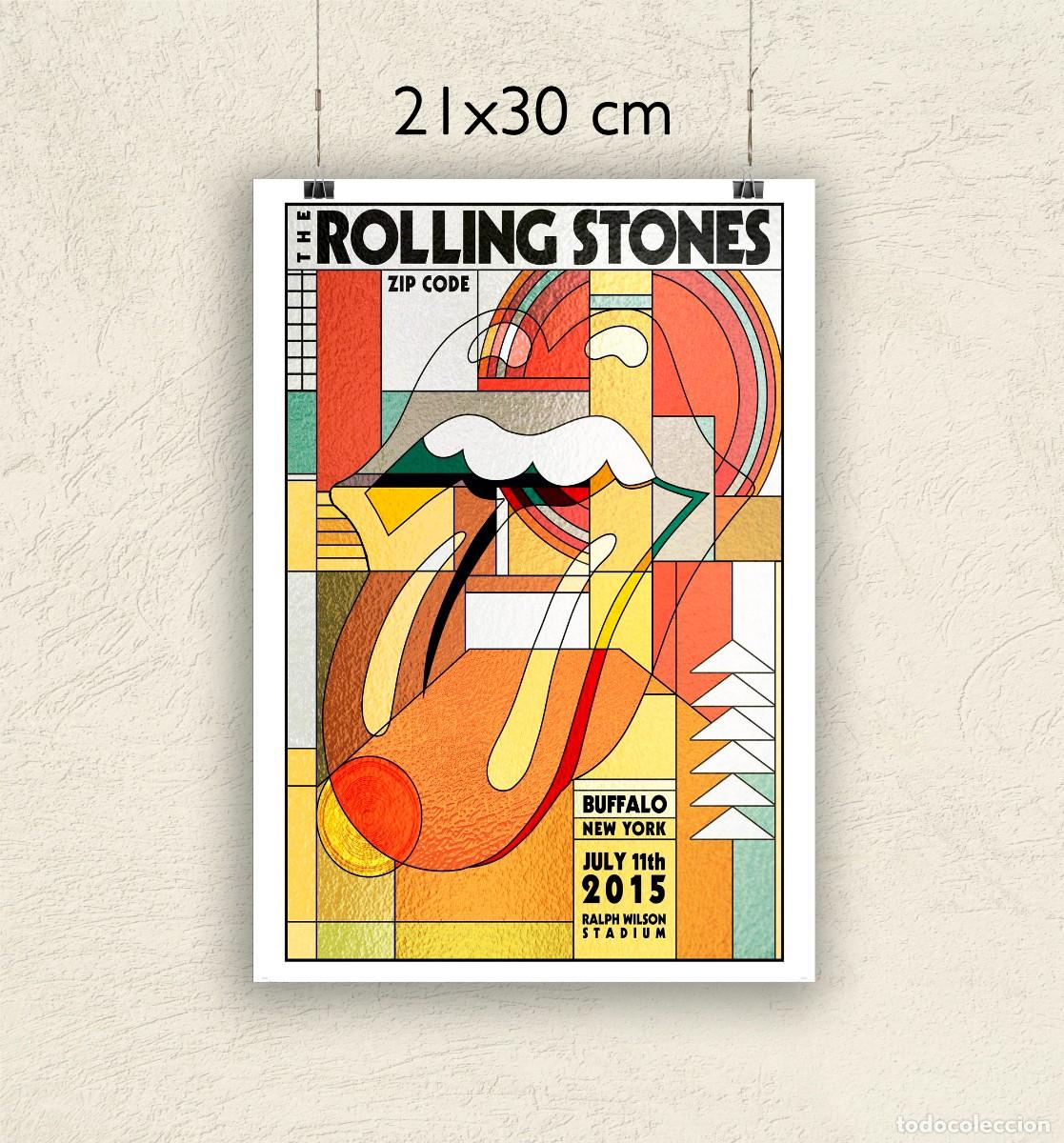 Fotos de Cantantes: Reproducci&oacute;n P&oacute;ster The Rolling Stones Buffalo - Tama&ntilde;o 21x30 cm