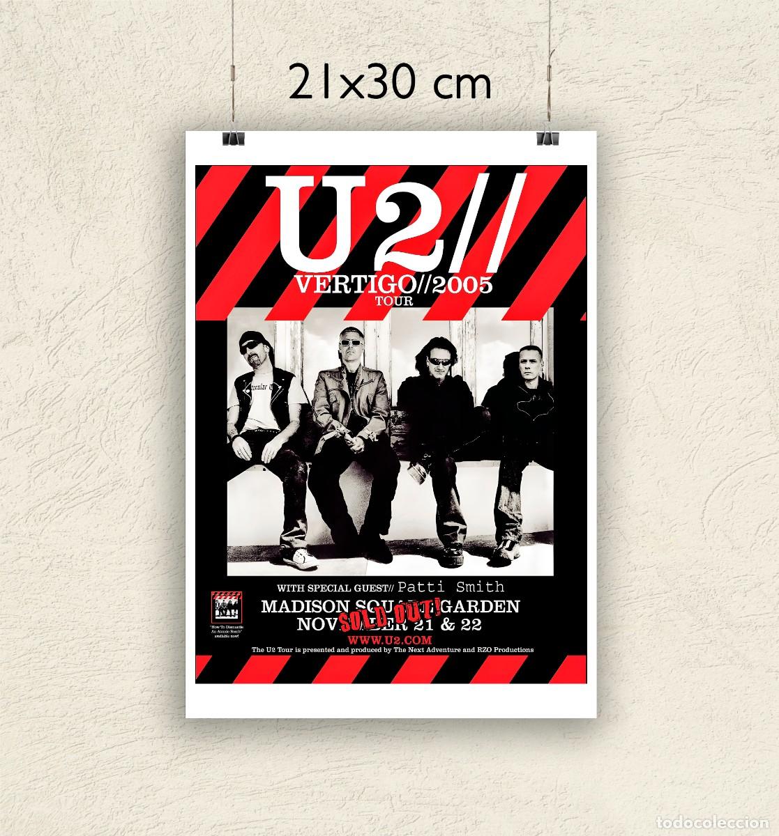 Fotos de Cantantes: Reproducci&oacute;n P&oacute;ster U2 - Vertigo Tour - Sold Out - Tama&ntilde;o 21x30 cm