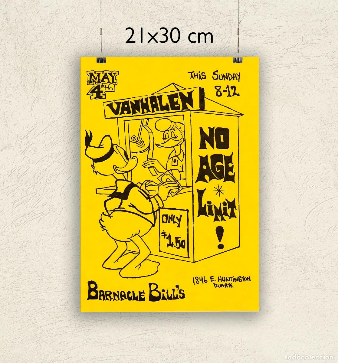 Fotos de Cantantes: Reproducci&oacute;n P&oacute;ster Van Halen No Age Limit - Tama&ntilde;o 21x30 cm