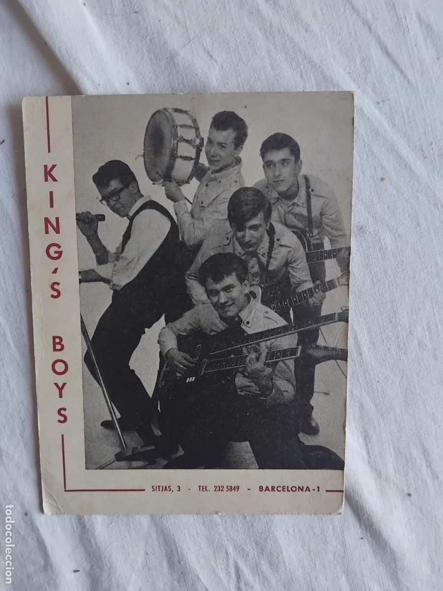 Fotos de Cantantes: KING'S BOYS. FOTO PUBLICITARIA DEL GRUPO FIRMADA LOS KING'S BOYS.
