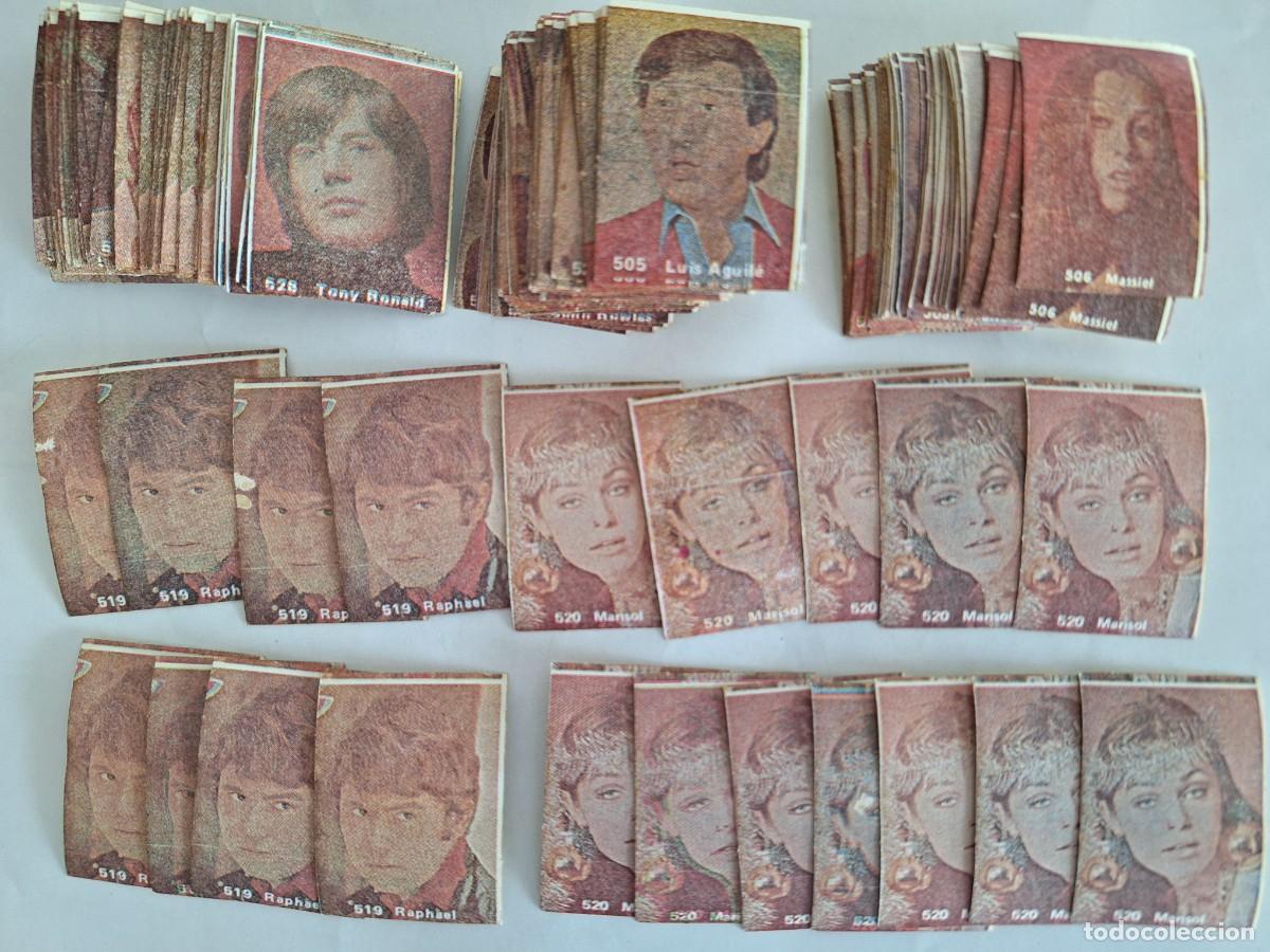 Fotos de Cantantes: LOTE 191 CROMOS ADHESIVOS CANTANTES POP ESPA&Ntilde;OL A&Ntilde;OS 60 MARISOL RAPHAEL JULIO IGLESIAS SERRAT RIOS