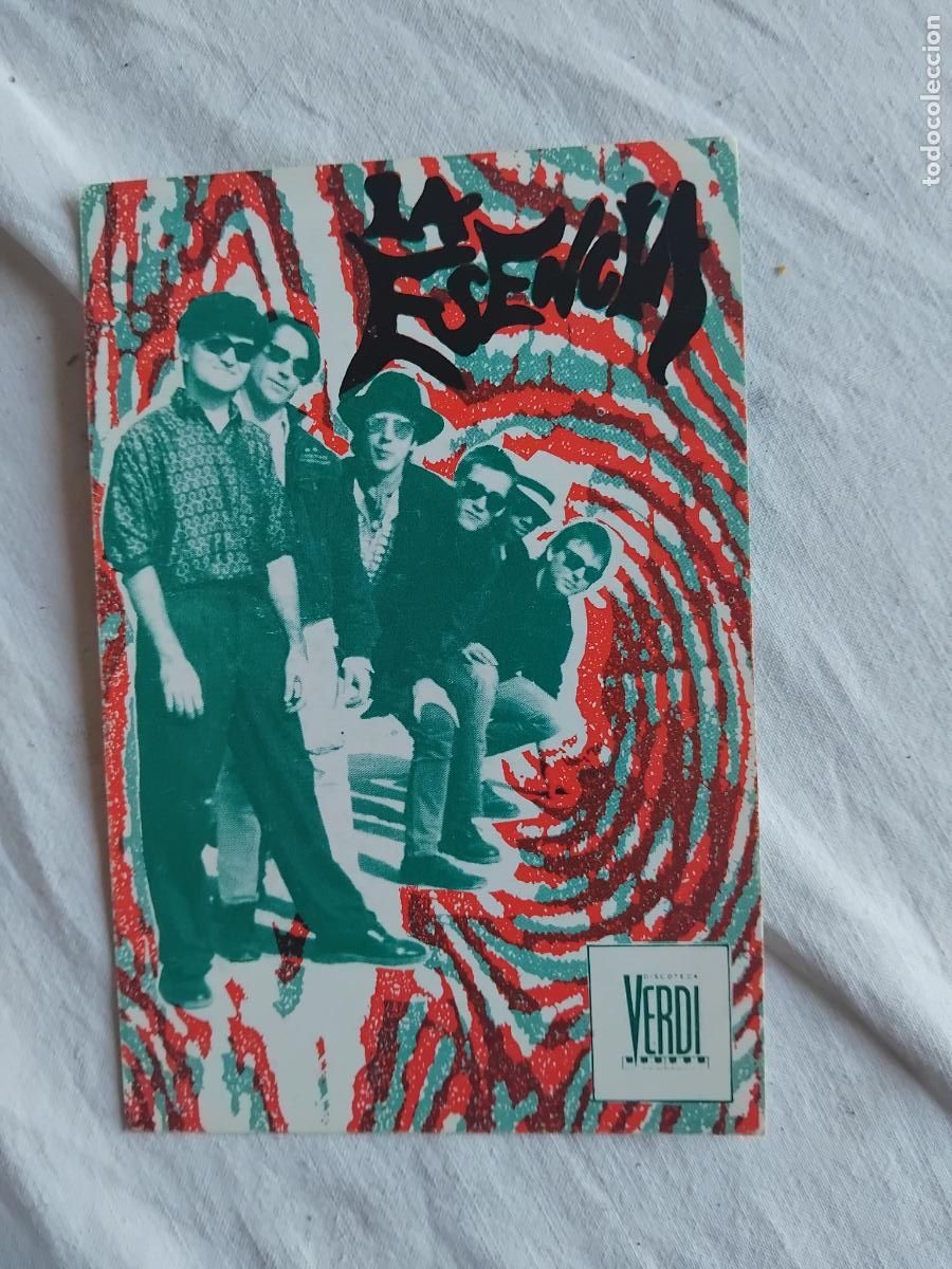 Fotos de Cantantes: LA ESENCIA. POSTAL PUBLICITARIA INVITACION ENTRADA DISCOTECA VERDI.