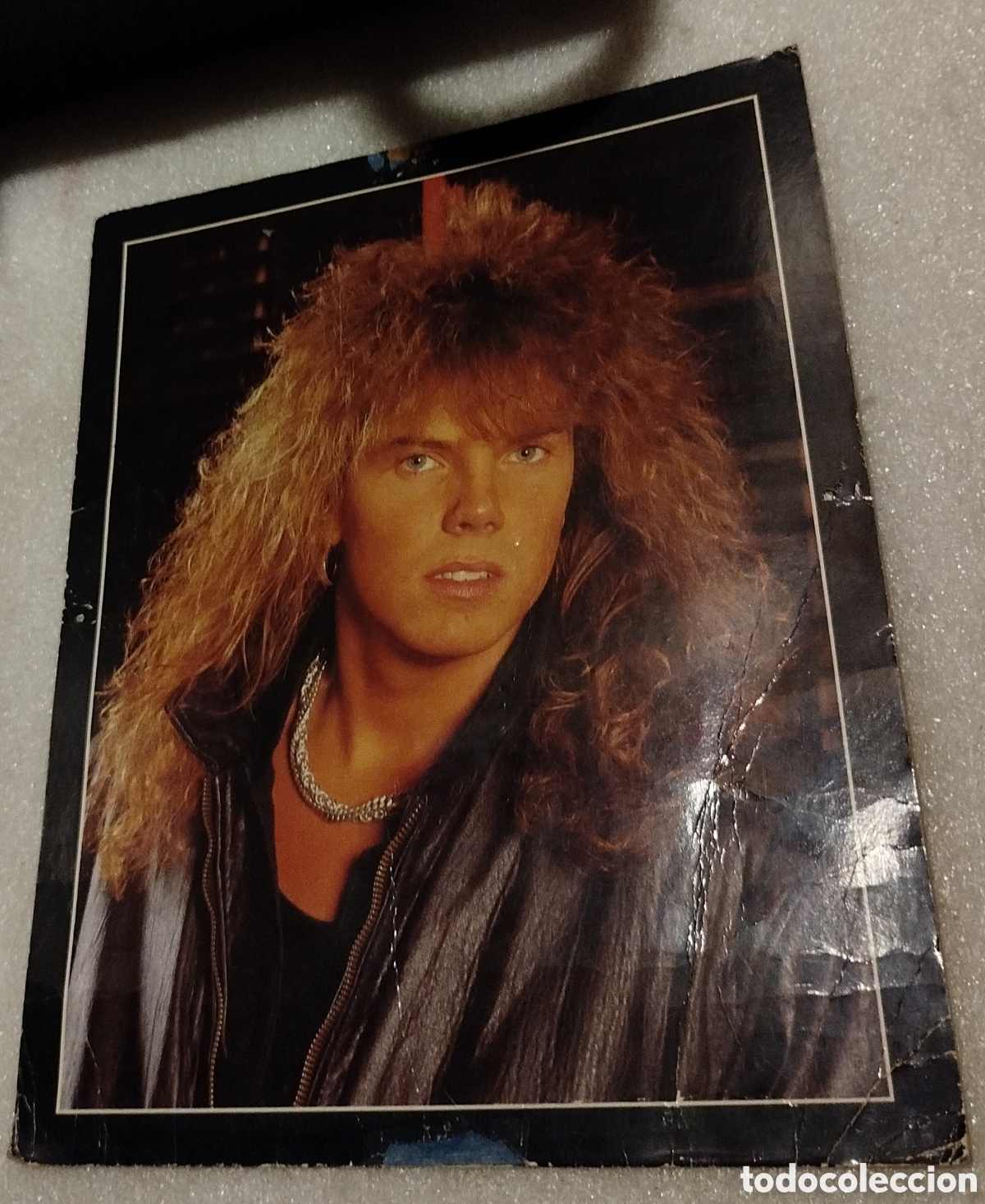 Fotos de Cantantes: Joey tempest. Foto postal en gran formato