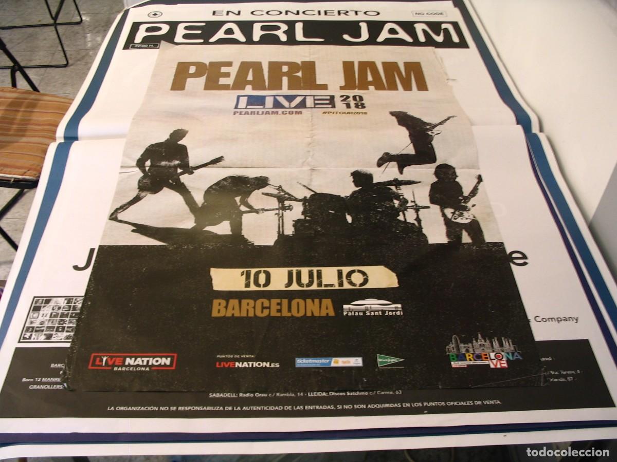 Fotos de Cantantes: OFERTA PEARL JAM CARTEL ORIGINAL x 5 Espa&ntilde;a 1996 2000 2006 2018