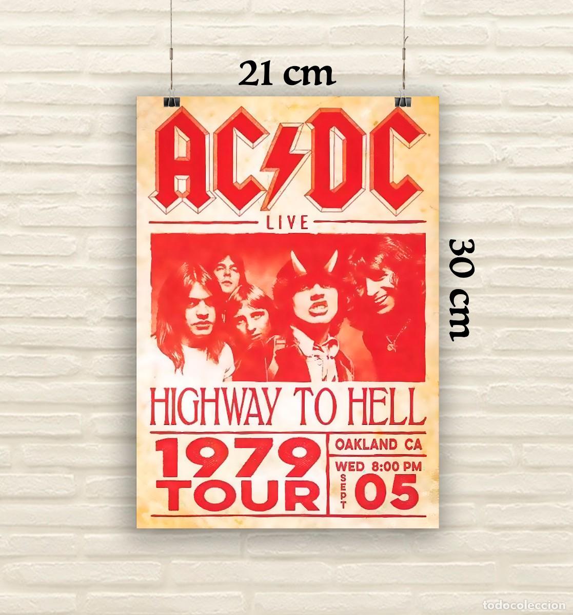 Fotos de Cantantes: Reproducci&oacute;n P&oacute;ster AC DC Live Highway to Hell - Tama&ntilde;o 21x30 cm