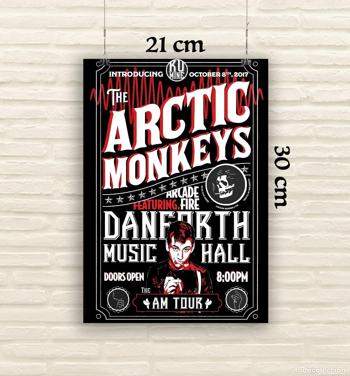 Fotos de Cantantes: Reproducci&oacute;n P&oacute;ster Artic Monkeys Danforth Music Hall - Tama&ntilde;o 21x30 cm