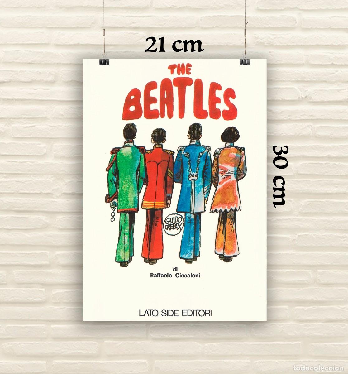 Fotos de Cantantes: Reproducci&oacute;n P&oacute;ster The Beatles di Raffaele Ciccaleni. - Tama&ntilde;o 21x30 cm