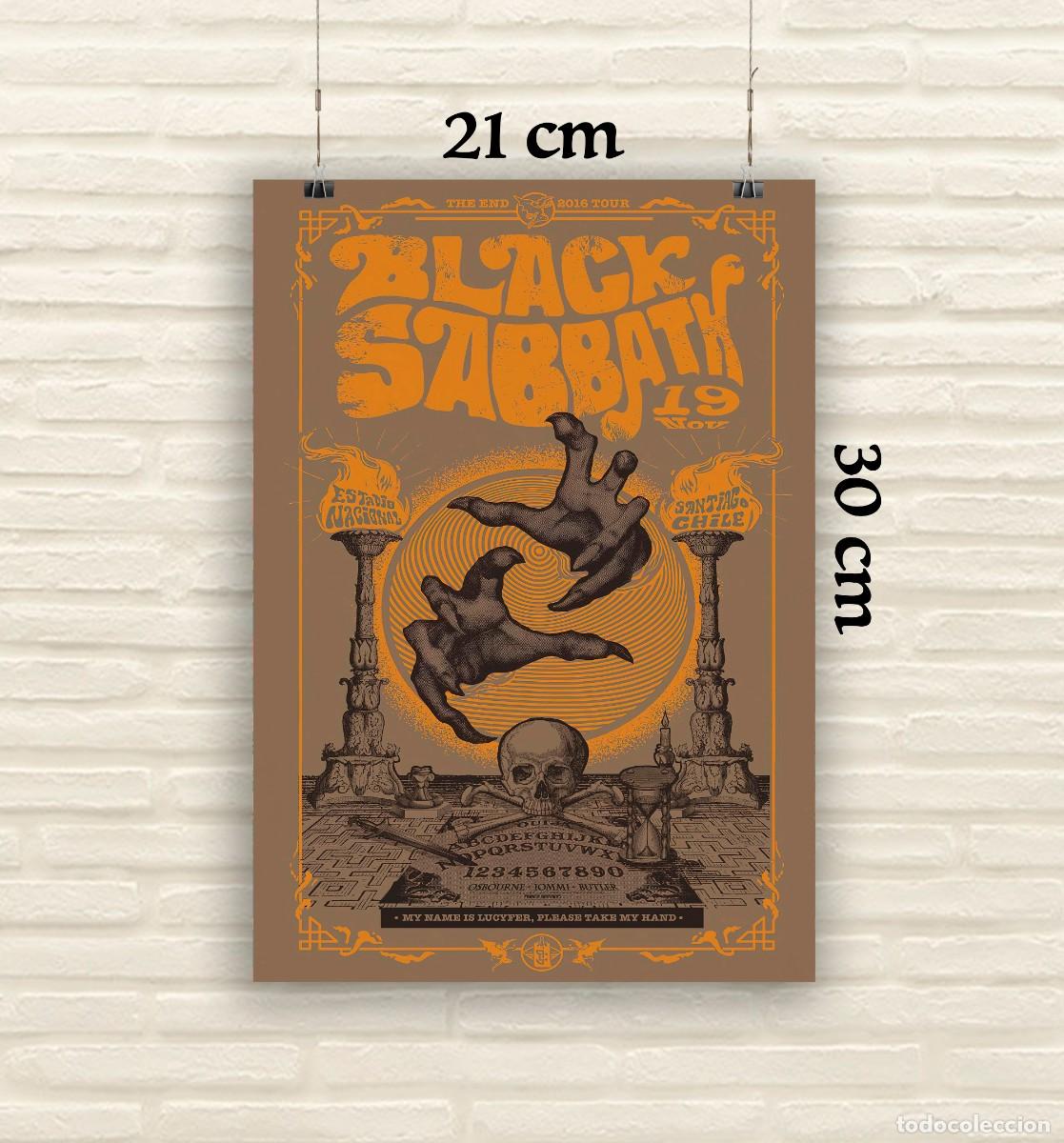 Fotos de Cantantes: Reproducci&oacute;n P&oacute;ster Black Sabbath - My name is Lucifer, please take my hand - Tama&ntilde;o 21x30 cm