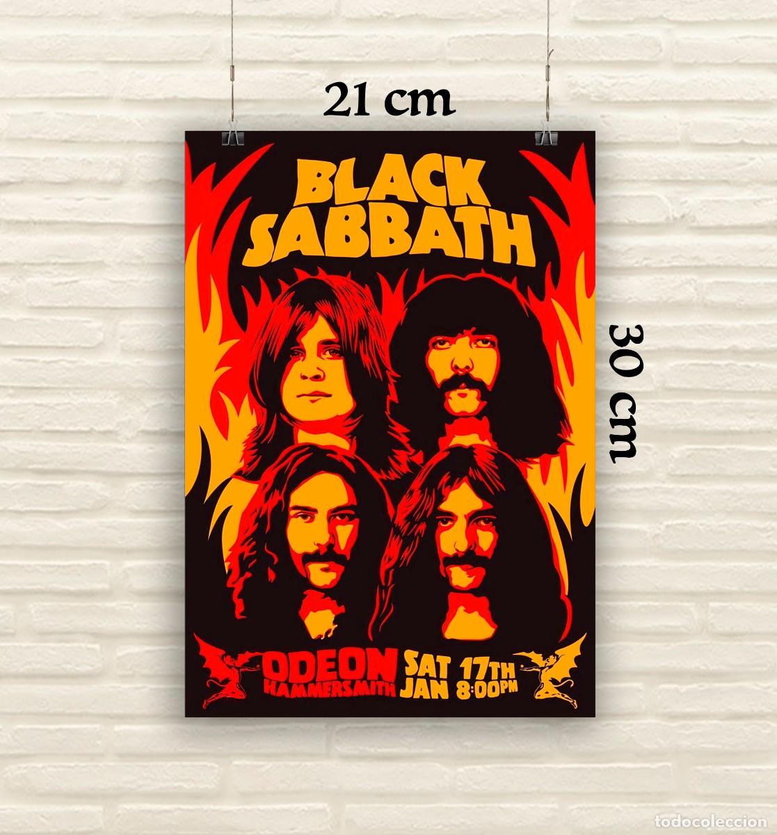 Fotos de Cantantes: Black Sabbath Odeon Hammersmith - Reproducci&oacute;n P&oacute;ster - Tama&ntilde;o 21x30 cm