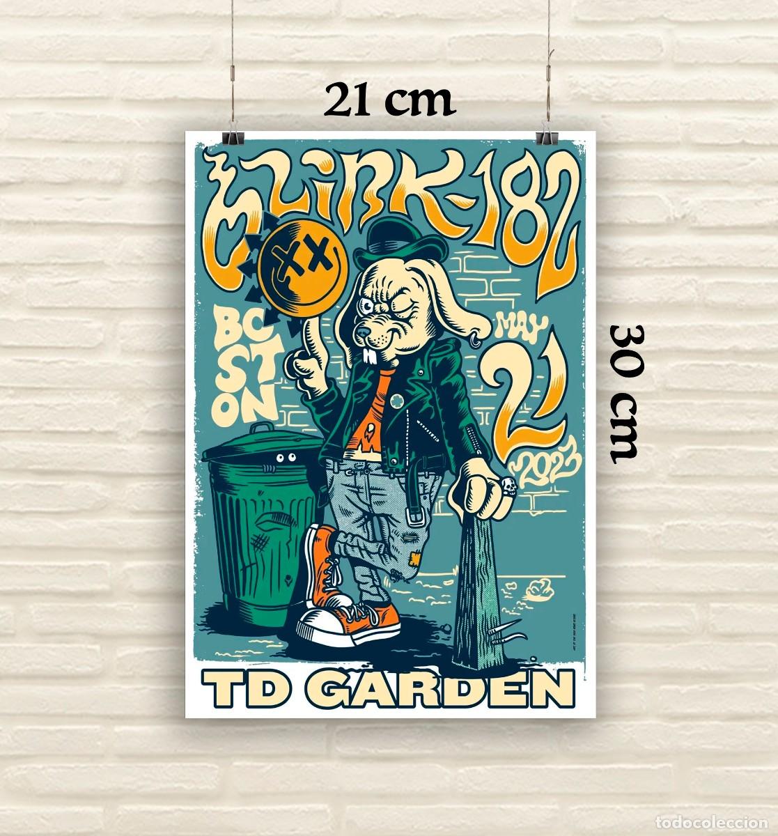 Fotos de Cantantes: Blink 182 Bostod TD garden - Reproducci&oacute;n P&oacute;ster - Tama&ntilde;o 21x30 cm