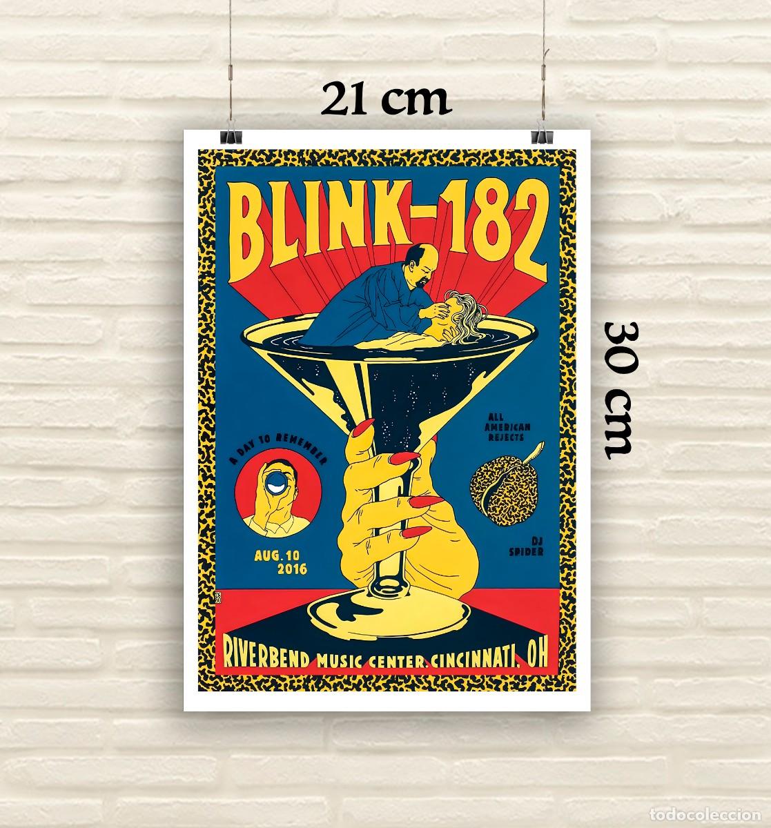 Fotos de Cantantes: Blink 182 Cincinnati - Reproducci&oacute;n P&oacute;ster - Tama&ntilde;o 21x30 cm