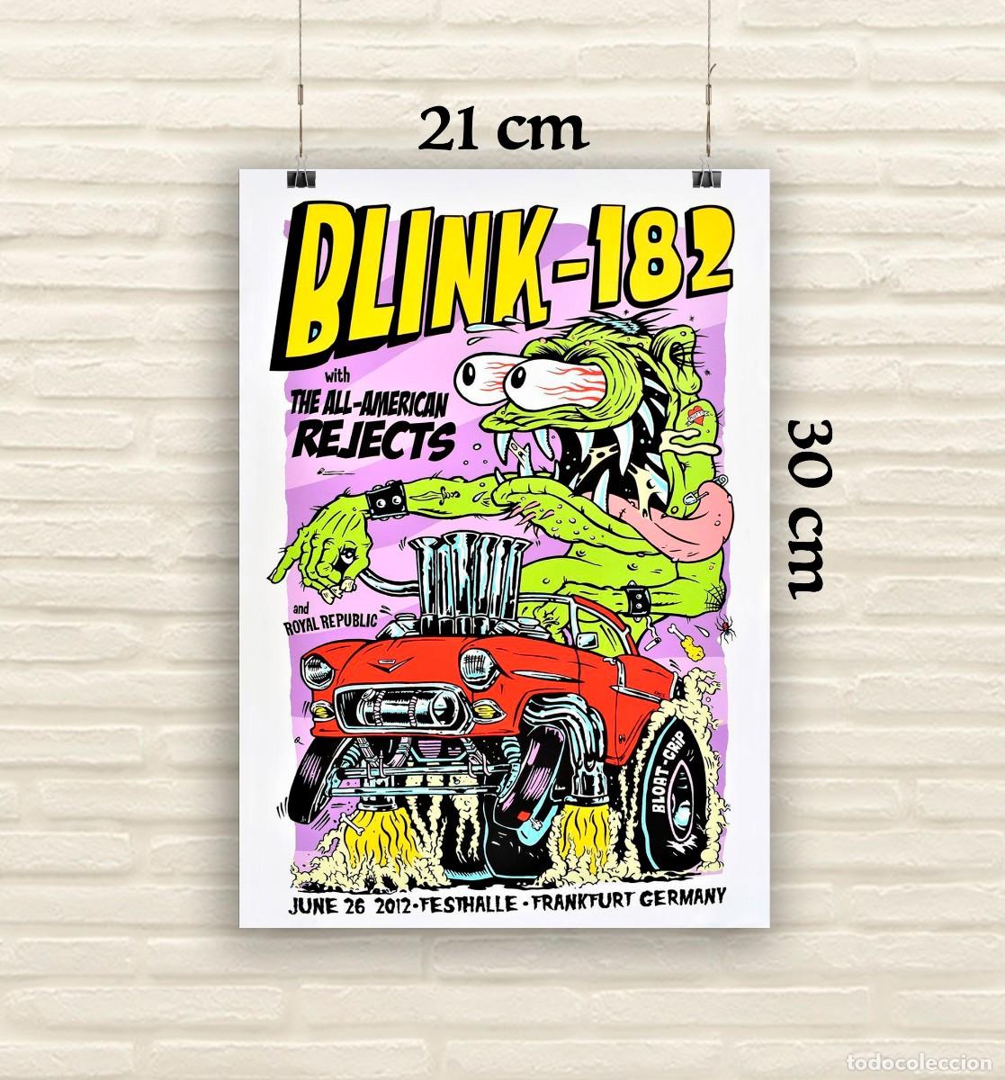Fotos de Cantantes: Blink 182 Frankfurt 2012 - Reproducci&oacute;n P&oacute;ster - Tama&ntilde;o 21x30 cm