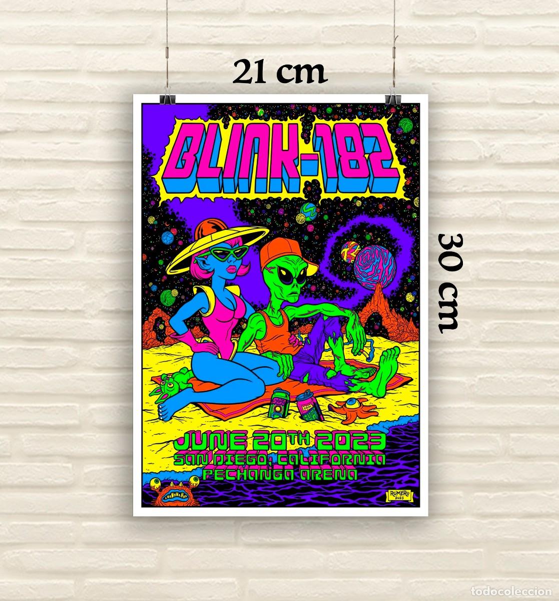 Fotos de Cantantes: Blink 182 San Diego - Reproducci&oacute;n P&oacute;ster - Tama&ntilde;o 21x30 cm