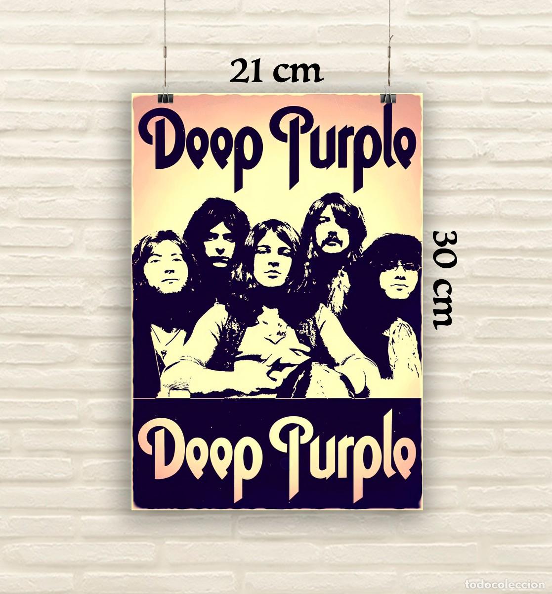 Fotos de Cantores: Deep Purple - Reproducci&oacute;n P&oacute;ster - Tama&ntilde;o 21x30 cm