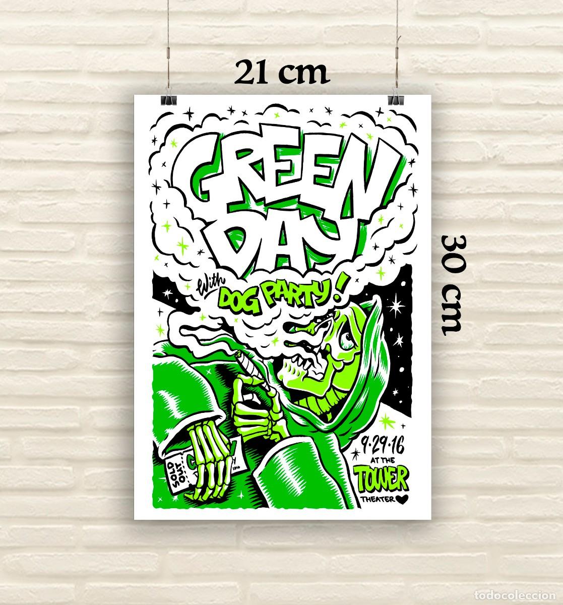 Fotos de Cantantes: Green day - Dog Party - Reproducci&oacute;n P&oacute;ster - Tama&ntilde;o 21x30 cm