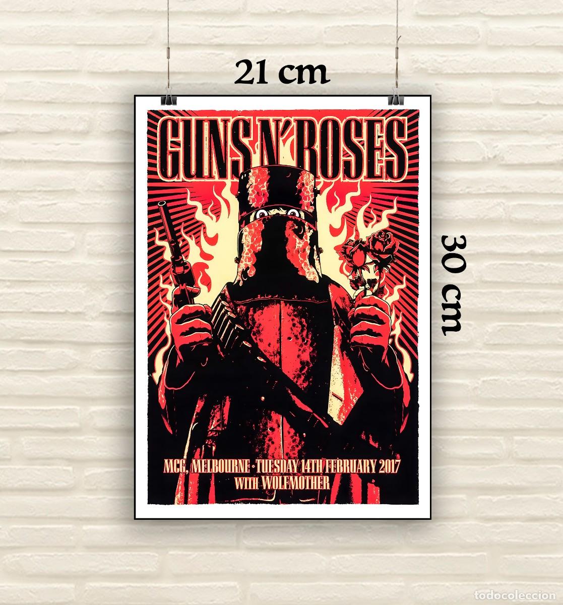 Fotos de Cantantes: Guns n Roses - Melbourne 2017 - Reproducci&oacute;n P&oacute;ster - Tama&ntilde;o 21x30 cm