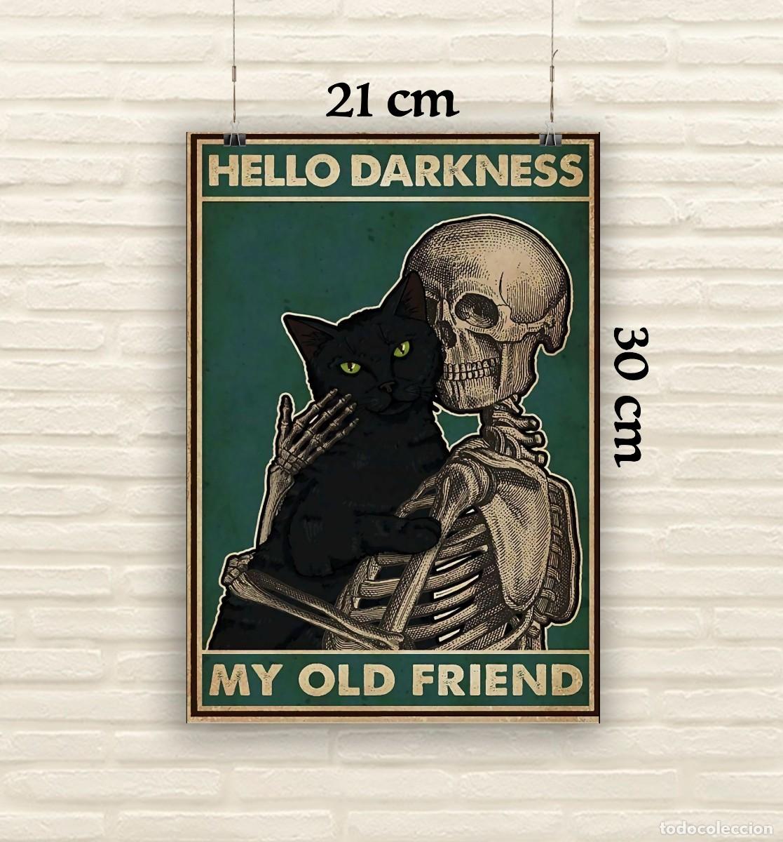 Fotos de Cantantes: Hello Darkness My Old Friend - Reproducci&oacute;n P&oacute;ster - Tama&ntilde;o 21x30 cm